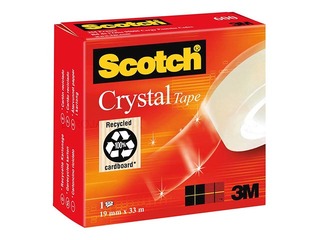 Līmlente 3M, Scotch Crystal 600, caurspīdīga, 19mm x 33m, 1 gab. 