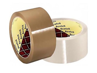 Līmlente 3M Scotch Storage Low-noise iepakošanas līmlente brūna, 50mm x 66m