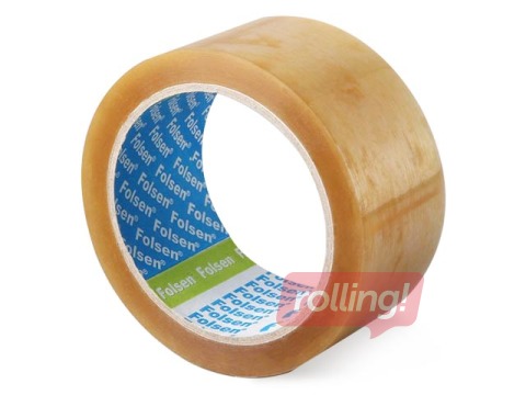 Līmlente iepakošanai, caurpīdīga, 48mm х 66m, PP, 25q/m2