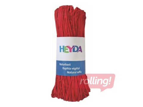 Rafija, dabīga, sarkana, 50 g.