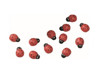 Dekoratīvi aksesuāri Mārītes, 2cm, 12 gab.
