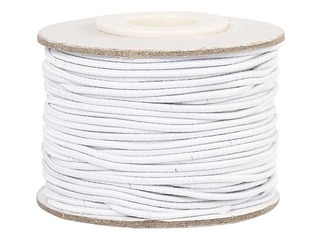 Elastīga aukla, Ø 1 mm, 25 m, balta