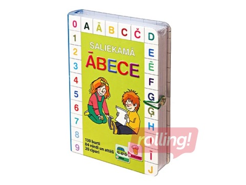 Saliekamā ābece Zvaigzne ABC, magnētiska