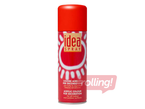 Pūšamā akrilkrāsa, matēta, spilgti sarkana, 200ml