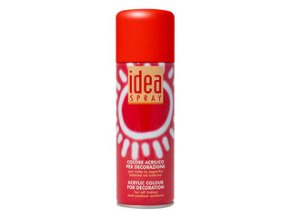 Pūšamā akrilkrāsa, matēta, spilgti sarkana, 200ml