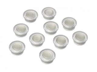 Magnēti stikla tāfelei Nobo, 32mm, 10 gab., caurspīdīgi