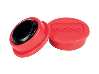 Magnēti Nobo, 13 mm, 10 gab., sarkani