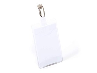 Identifikācijas karte ar klipsi Durable, vertikāla, 60x90mm
