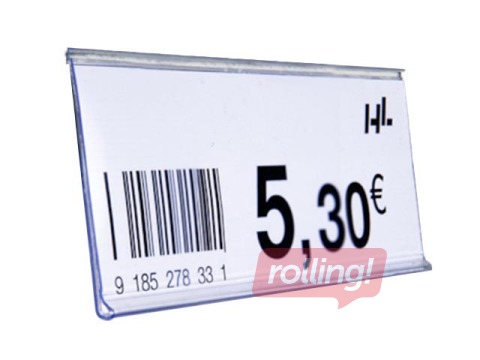 Cenu sloksne ar līmlentu, 39x1248mm