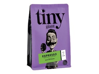 Kafijas pupiņas Tiny Giant, Espresso, maisījums - Brazīlija un Kolumbija, 250g