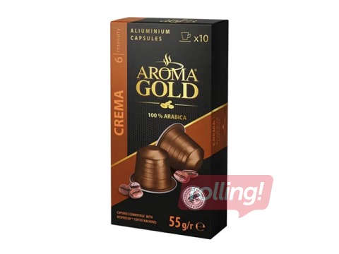 Kafijas kapsulas Aroma Gold Crema, 10gab