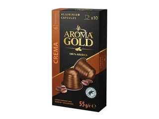 Kafijas kapsulas Aroma Gold Crema, 10gab