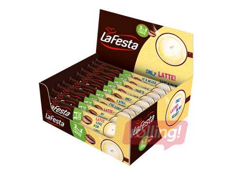 Kafijas dzēriens Lafesta, Latte 3in1, 24x2.5g