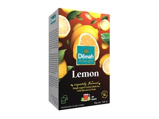 Melnā tēja ar citrona garšu, Dilmah, 20 pac.