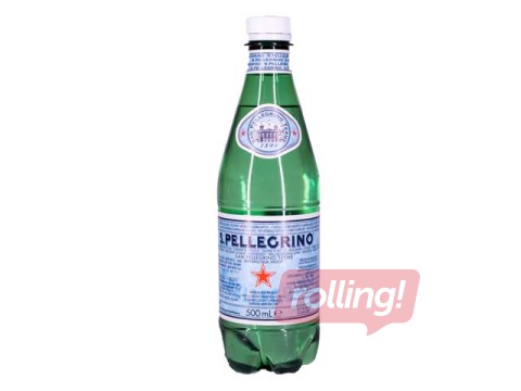 Minerālūdens S.Pellegrino, gāzēts, PET, 500ml (Taras depozīts iekļauts cenā)