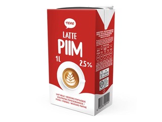 Piens Tere Latte, 2,5%, 1L