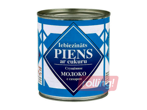 Piens iebiezināts ar cukuru, 397g