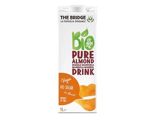 Mandeļu dzēriens Bio, bez cukura, bez glutēna, 1l