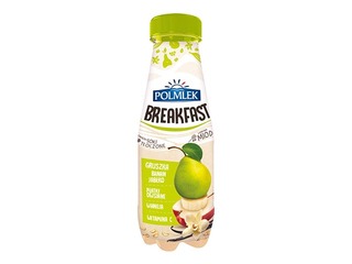 Brokastu dzēriens ābolu, banānu, bumbieru, Polmlek, 300 ml 