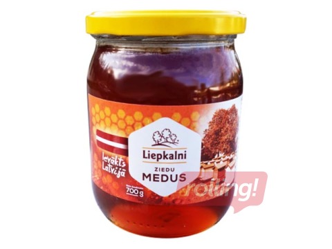 Medus dabīgais, dažādu ziedu, Liepkalni, 700 g