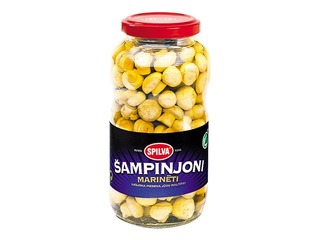 Šampinjoni marinēti Spilva, 720ml