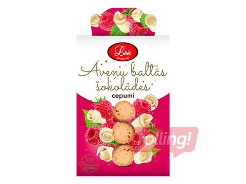 Cepumi ''Lāči'' aveņu baltās šokolādes, 100g