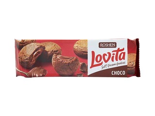 Cepumi Lovita Soft ar kakao krēma pildijumu, Roshen, 127g