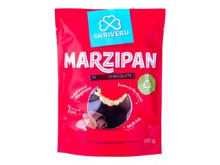 Marcipāns tumšajā šokolādē Skrīveru 150 g, 