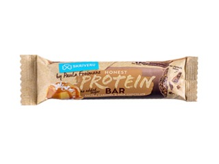 Batoniņš proteīna, sāļā karamele, piena šokolādē, Skrīveru, 45g