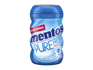 Košļājamā gumija, Mentos, Pure Fresh, ar piparmētru garšu, 70g