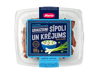Grauzdiņi, Mario, sīpoli un krējums, 180g