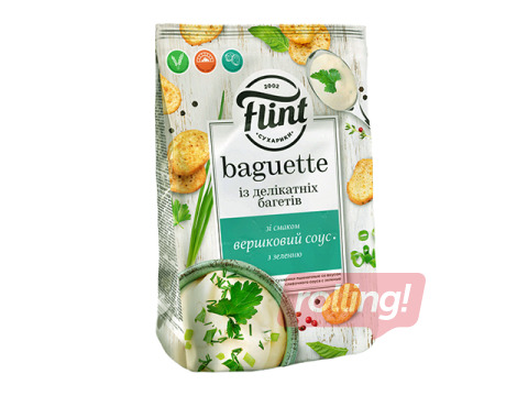 Sausmaizītes, FLINT, ar krējuma un zaļumu garšu, 90g
