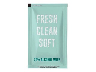 Salvetes mitrās, 70% alkohols, 100 gab.