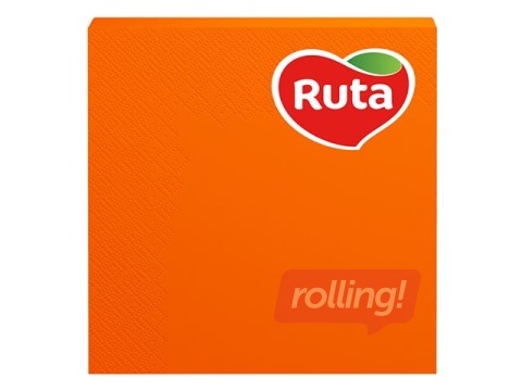 Salvetes Ruta 33x33cm, 20 gab, oranžas