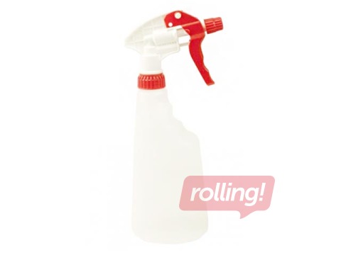 Uzpildes pudele ar izszmidzinātāju HygienTeknik, sarkana, 600ml