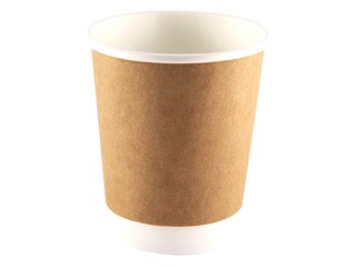 Glāzes papīra ar dubulto sienu, ø80mm, 200-250ml, 25 gab.