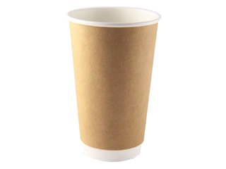 Glāzes papīra ar dubulto sienu, ø90mm, 450ml, 25 gab.