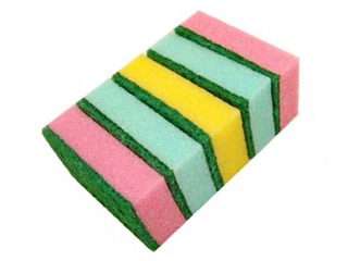Švammītes trauku mazgāšanai Toro MAXI 6 x 9 x 3 cm, 5 gab.