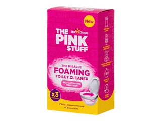 Putojošs tualetes tīrīšanas līdzeklis The Pink Stuff, 3x100g 