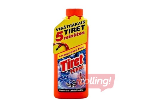 Želeja cauruļu tīrīšanai Tiret, Turbo, 500ml