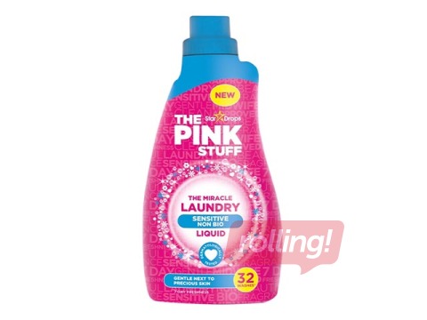 Veļas mazgāšanas līdzeklis jutīgai ādai The Pink Stuff, 960ml
