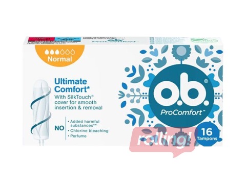 Tamponi O.B. Pro Comfort, 16 gab.