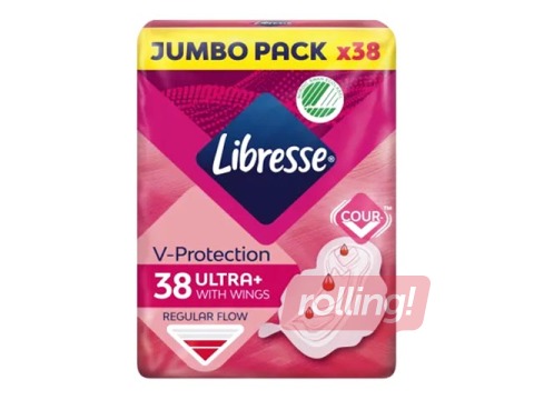 Higiēniskās paketes Libresse Ultra Normal Jumbo pack, 38 gab.