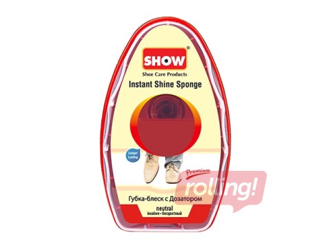 Švamme apavu spodrināšanai Show Instant Shine, ar dozatoru, bez krāsas, 6ml