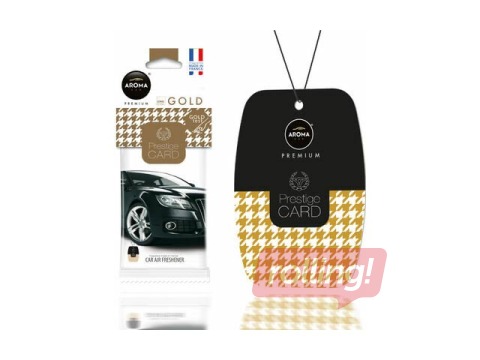 Auto gaisa atsvaidzinātājs Aroma Car, Prestige Cellulose, Gold