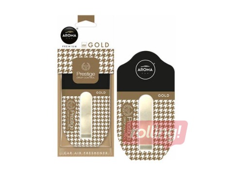 Auto gaisa atsvaidzinātājs Aroma Car, Prestige Drope C, Gold