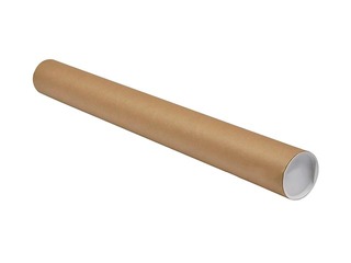 Cilindra tūba 75x2x760 mm + 2 plastmasas aizdares