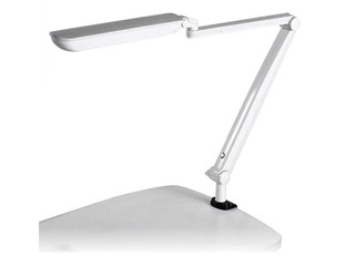 Galda lampa LED, balta