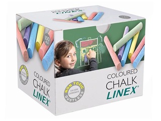 Krīts Linex, krāsains, 100 gab.