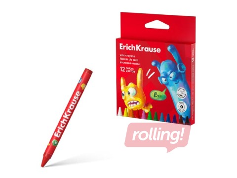Vaska krītiņi ErichKrause, 12 krāsas